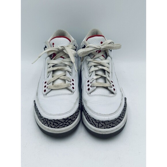Nike Air Jordan Retro 3 White Cement 88 Men\'s Size 8.5 580775-160 Dunk Contest main image 5